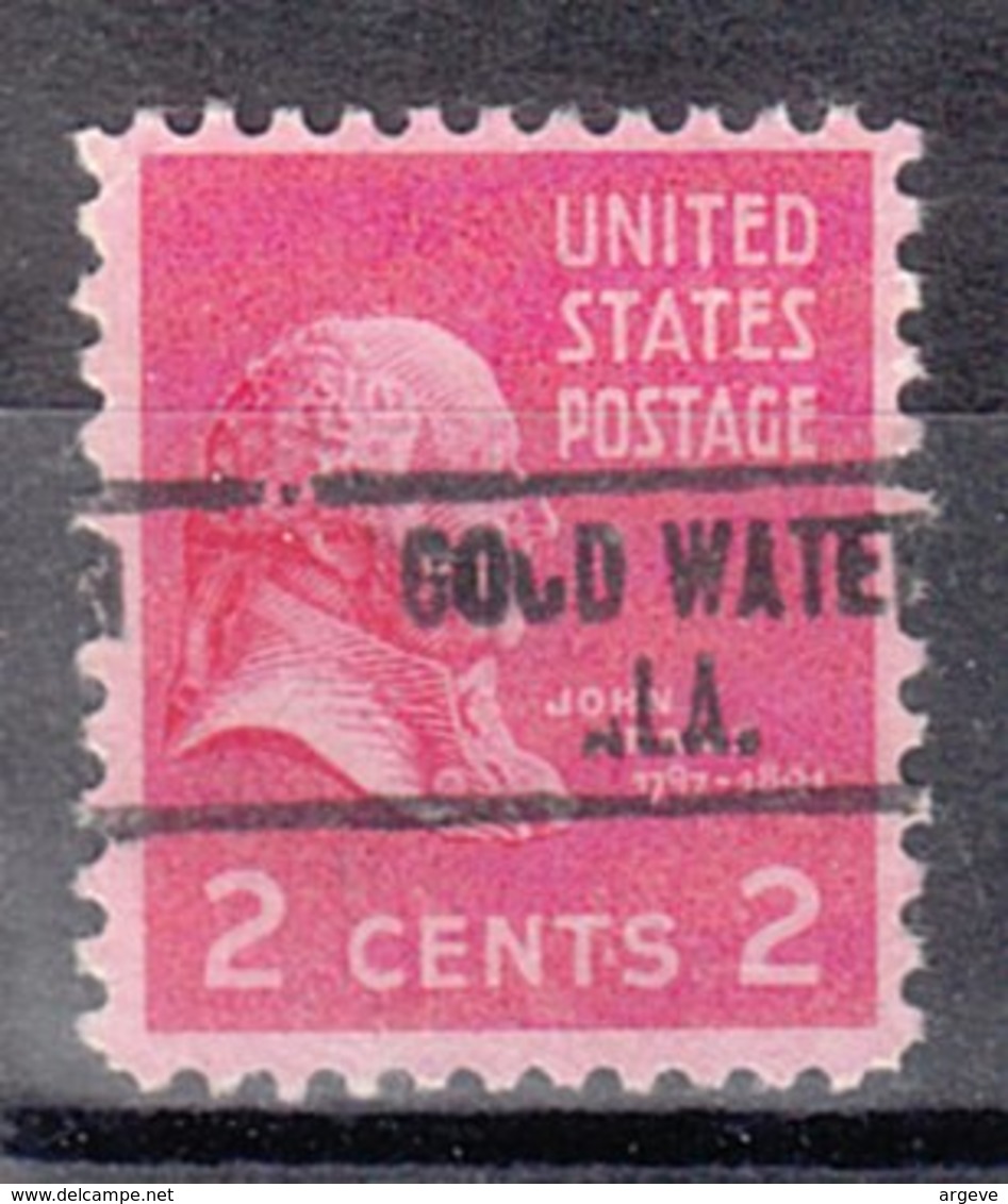 USA Precancel Vorausentwertung Preo, Locals Alabama, Gold Water 734 - Préoblitérés