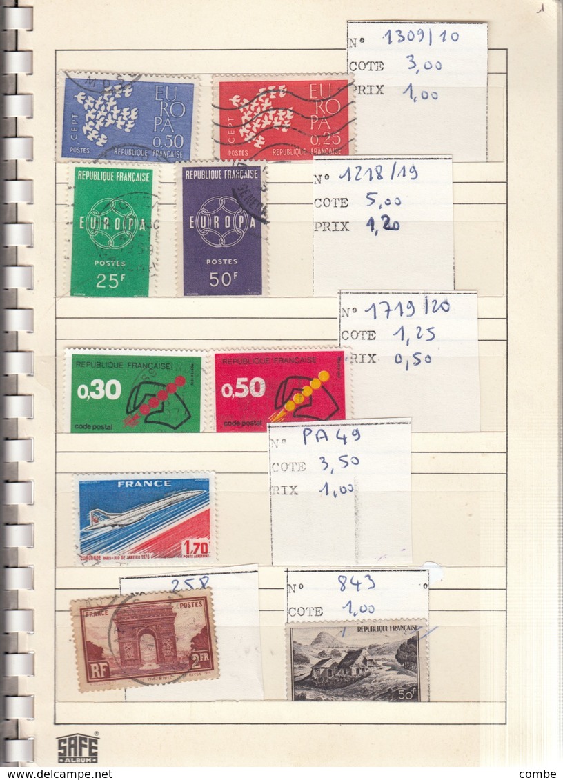 VIEUX CARNET CIRCULATION SAFE. TIMBRES   NEUFS** ET OBLITERES FRANCE 5 SCANS - Collections (sans Albums)