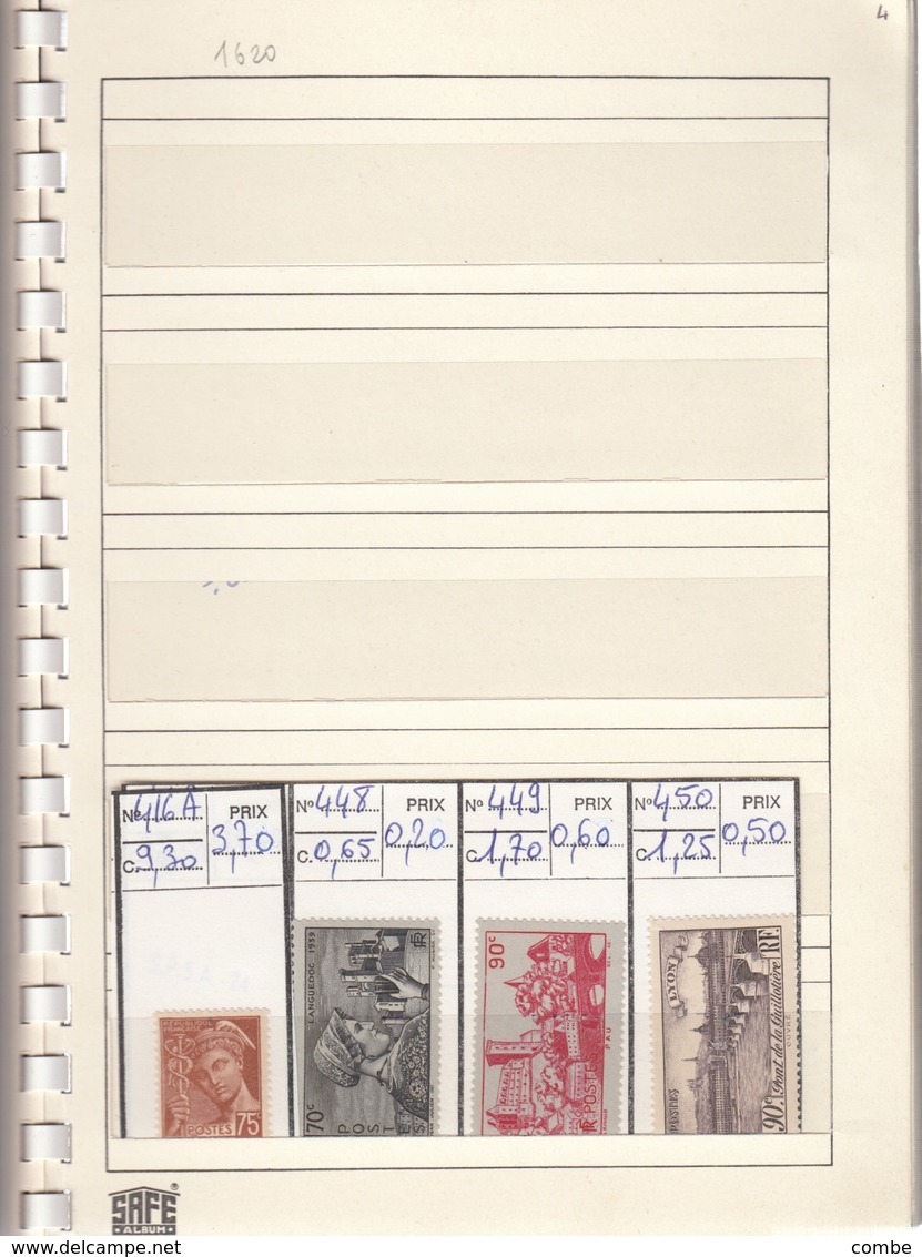 VIEUX CARNET CIRCULATION SAFE. TIMBRES   NEUFS** ET OBLITERES FRANCE 5 SCANS - Collections (sans Albums)