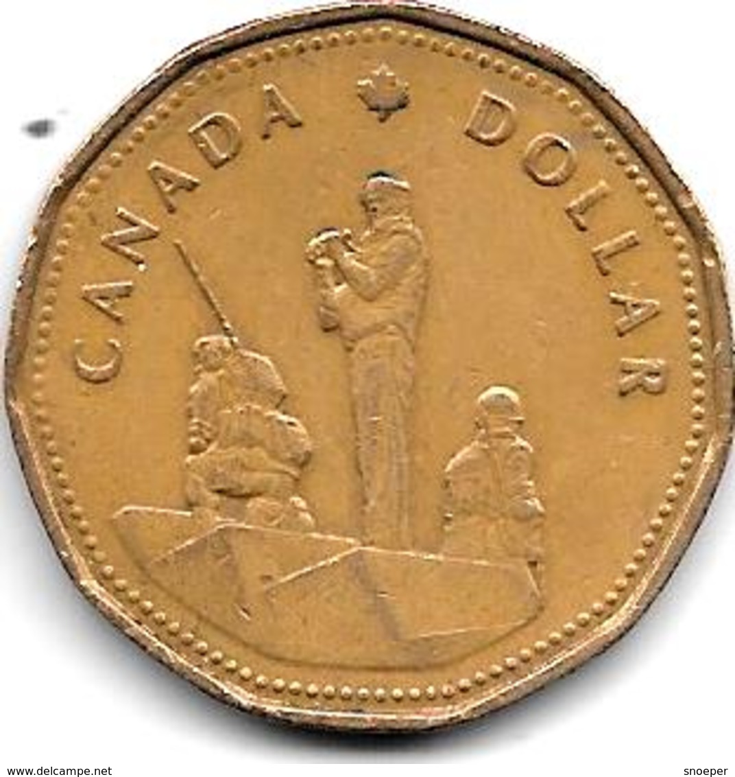 *Canada 1 Dollar   1995  Km 258 - Canada
