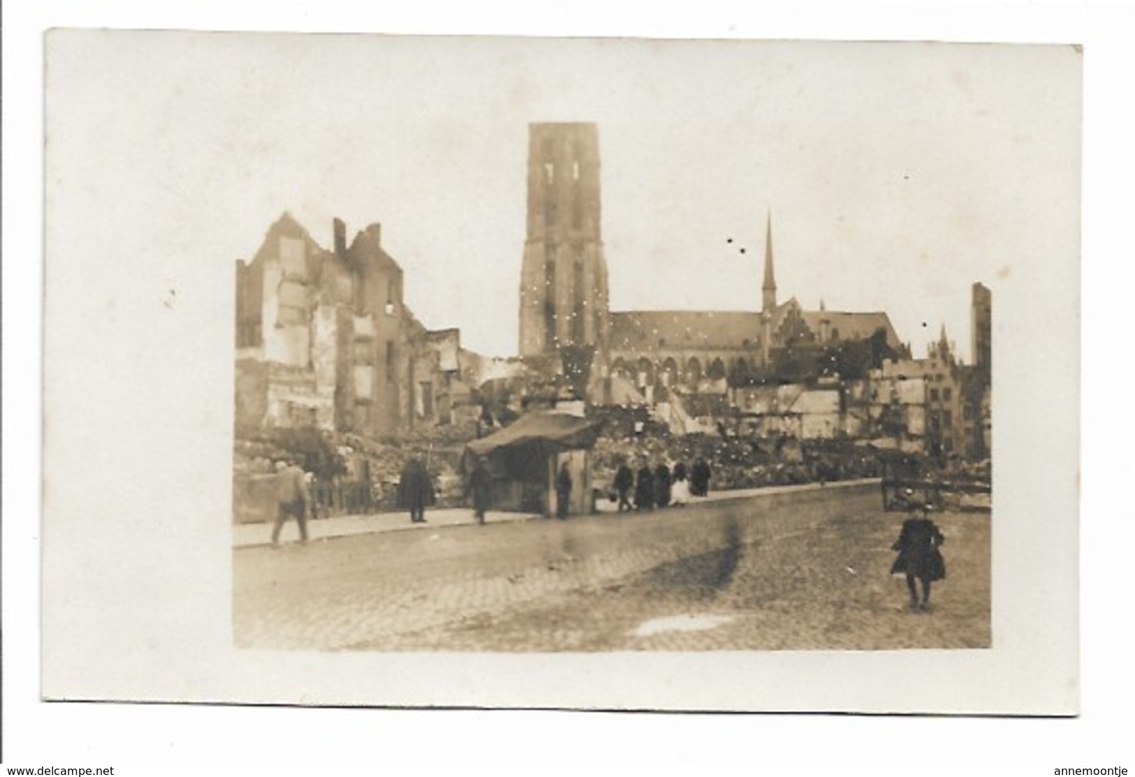 Mechelen - Fotokaart Duitse Bezetting 14-18. - Malines