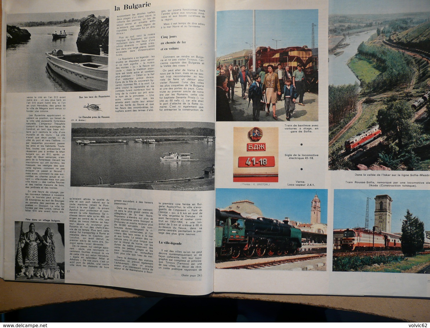 Vie du Rail 1138 1968 brecey roussé sofia bulgarie tourisme nessèbre chipka plovdiv tirnovo rila