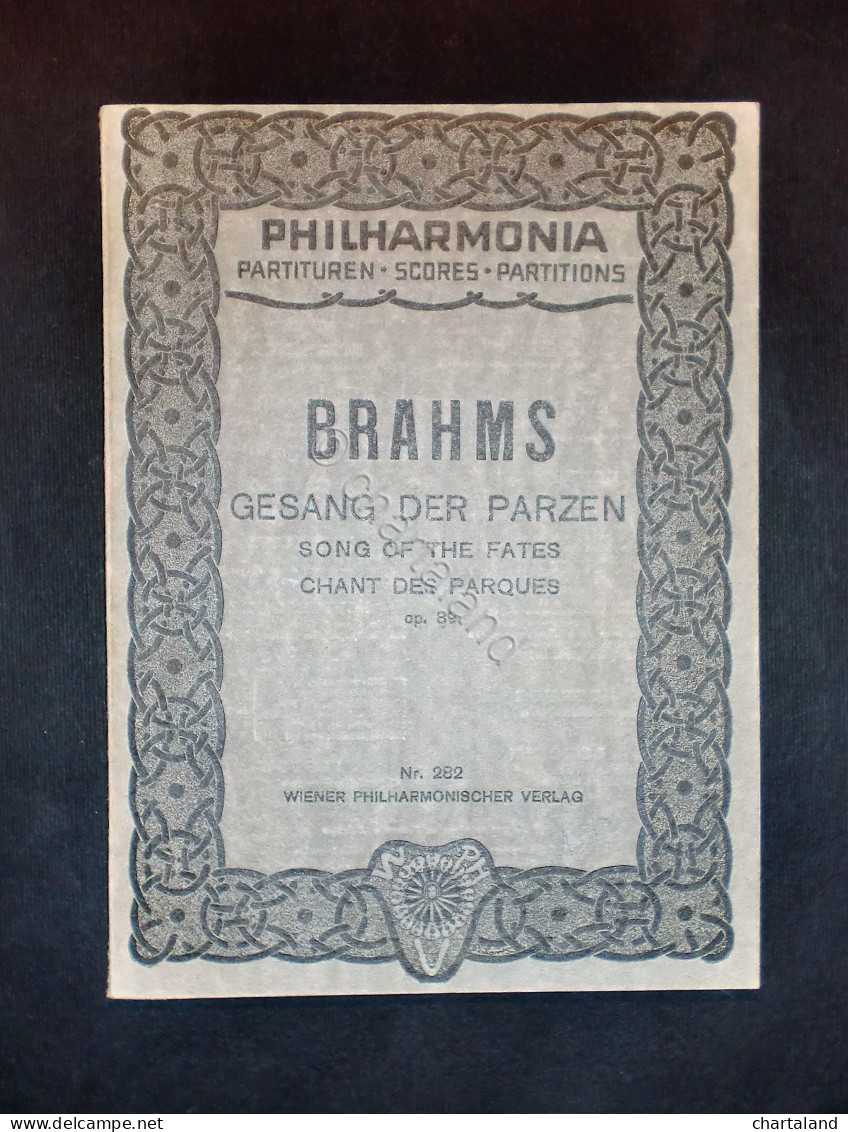 Musica Spartiti - Philharmonia No. 282 - J. Brahms - Gesang Der Parzen Op. 89 - Non Classificati