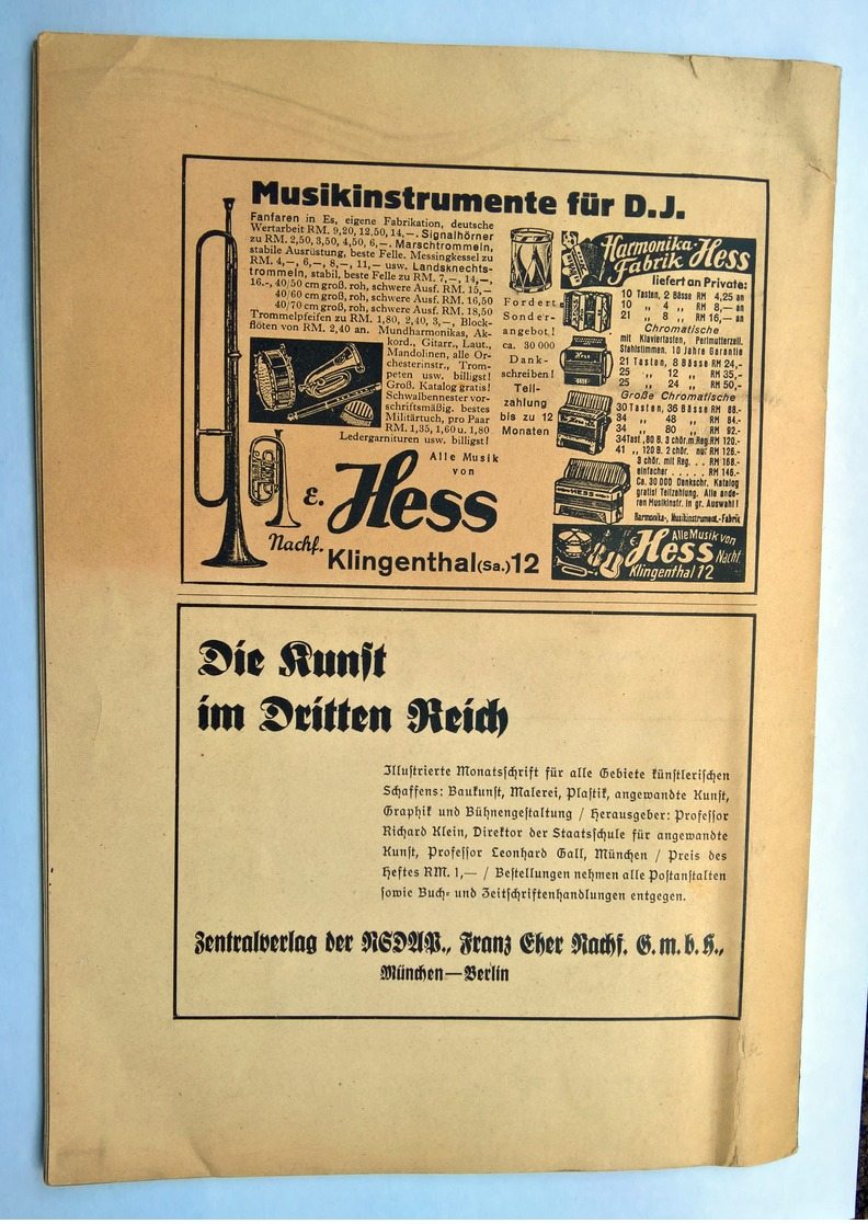 Giornalino - Rivista D'epoca Nazista "DER PIMPF" Nr. 9 Del 09.1937 Per Ragazzi Della HITLERJUGEND (GERMANIA WW2) - Documenti