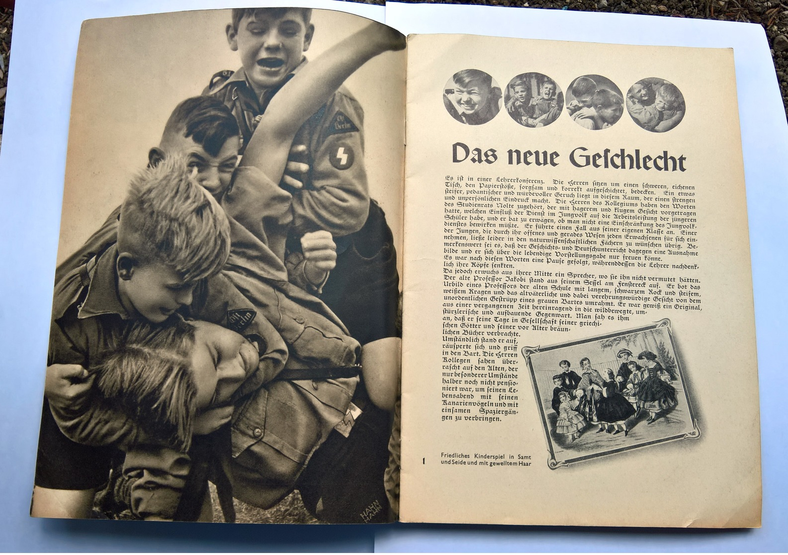 Giornalino - Rivista D'epoca Nazista "DER PIMPF" Nr. 9 Del 09.1937 Per Ragazzi Della HITLERJUGEND (GERMANIA WW2) - Documenti