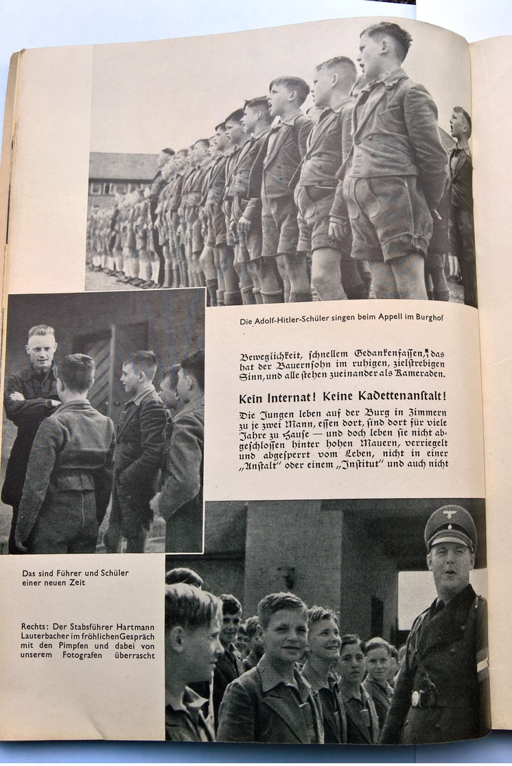 Giornalino - rivista d'epoca nazista "DER PIMPF" nr. 9 del 09.1937 per ragazzi della HITLERJUGEND (GERMANIA WW2)