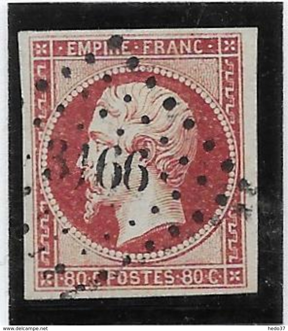 France N°17A - Oblitéré - TB - 1853-1860 Napoléon III