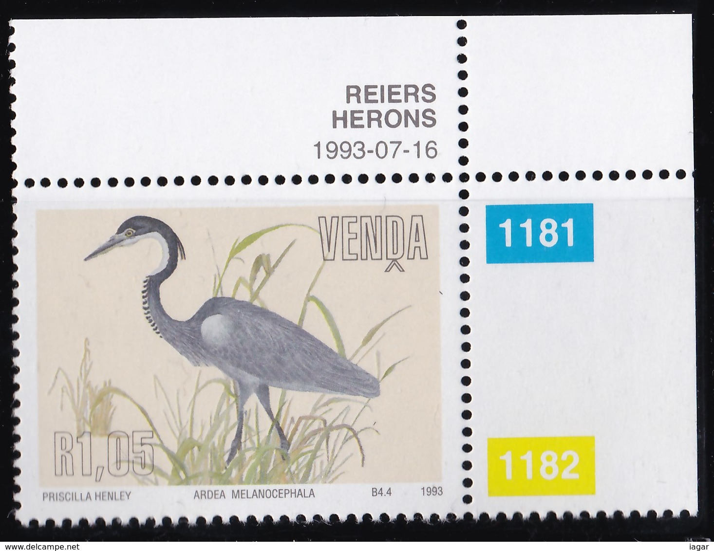 THEMATIC SEA BIRDS (CORNER SET)  - VENDA (SOUTH AFRICA) - Albatro & Uccelli Marini