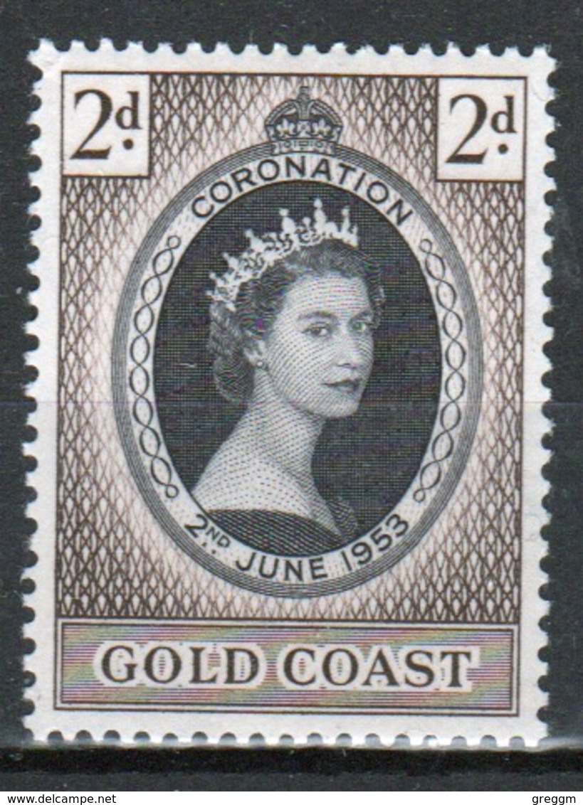 Gold Coast 1953 Single Stamp To Celebrate The Coronation. - Gold Coast (...-1957)