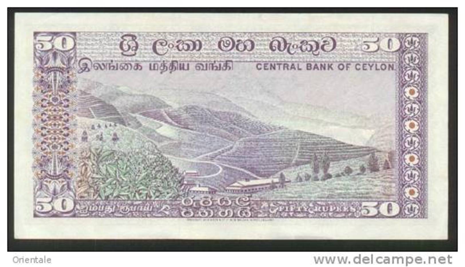 SRI LANKA  P.  81 50 R 1977 UNC - Sri Lanka