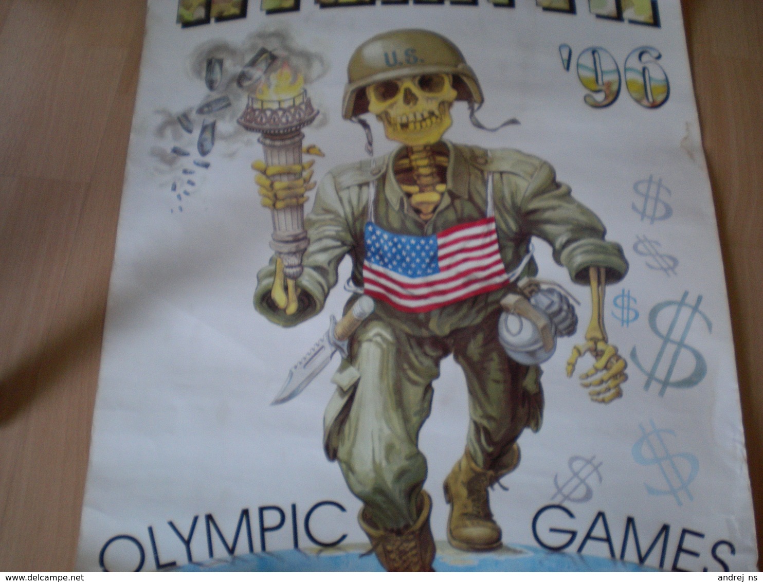 Poster Plakat Atlanta 1996 Olypmic Games Propaganda Big Format - Autres & Non Classés