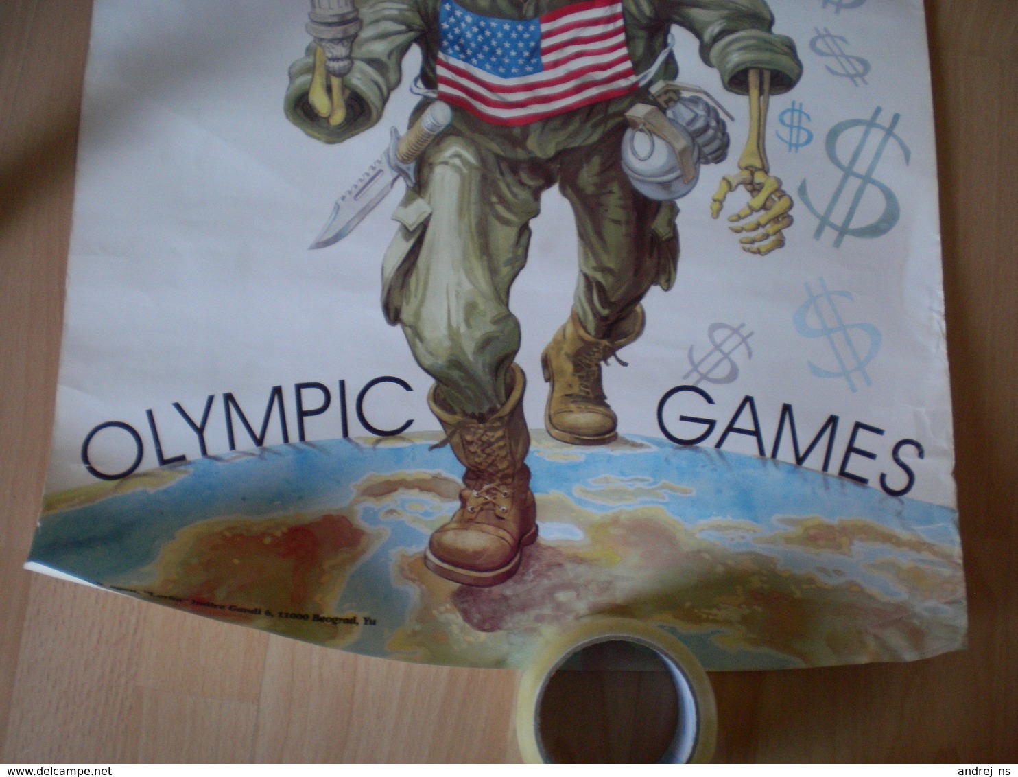 Poster Plakat Atlanta 1996 Olypmic Games Propaganda Big Format - Autres & Non Classés