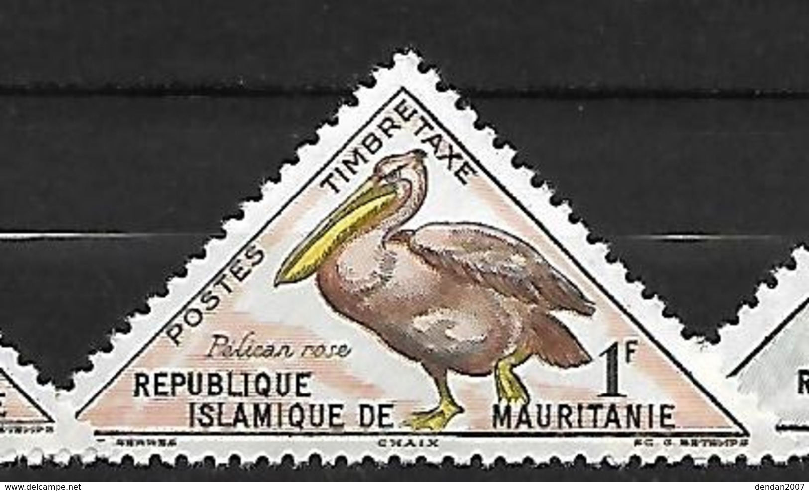 Mauritania 1963 'timbre Taxe - Postes' - MNH - Great White Pelican (Pelecanus Onocrotalus - Pélicans