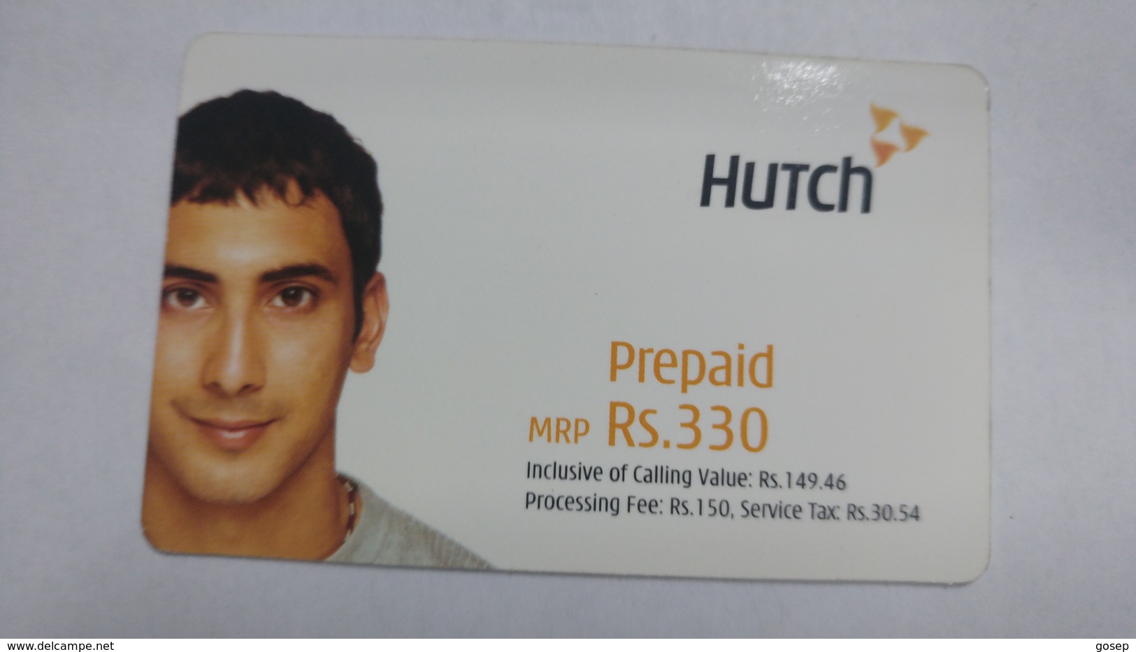 India-hutch Prepiad-(11i)-prepiad-(rs.330)-(20/12/2005)-prepiad Card-used+1 Card Prepiad Free - Indien