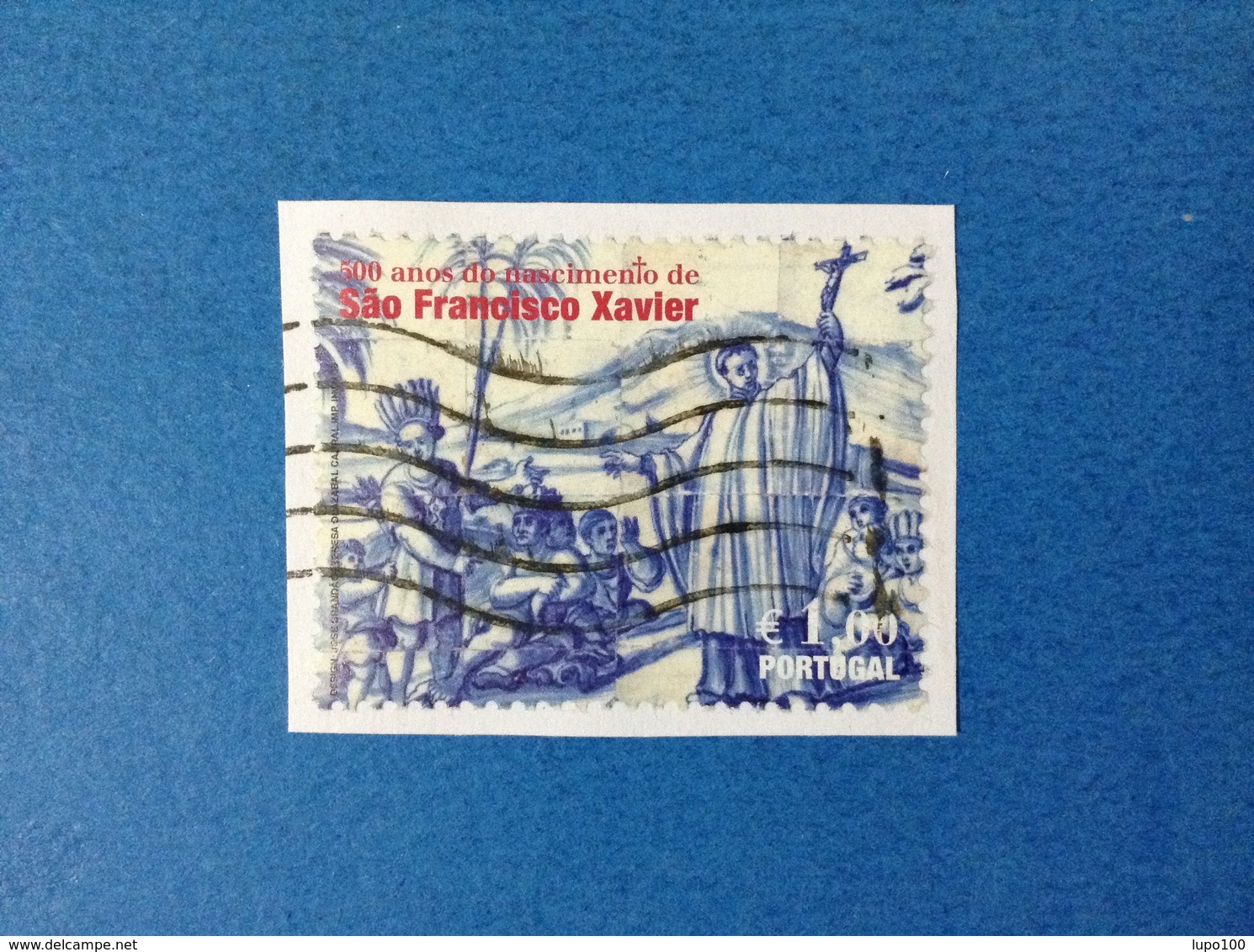 2006 PORTOGALLO PORTUGAL SAN FRANCESCO SAVERIO SAO FRANCISCO XAVIER FRANCOBOLLO USATO STAMP USED - Usati