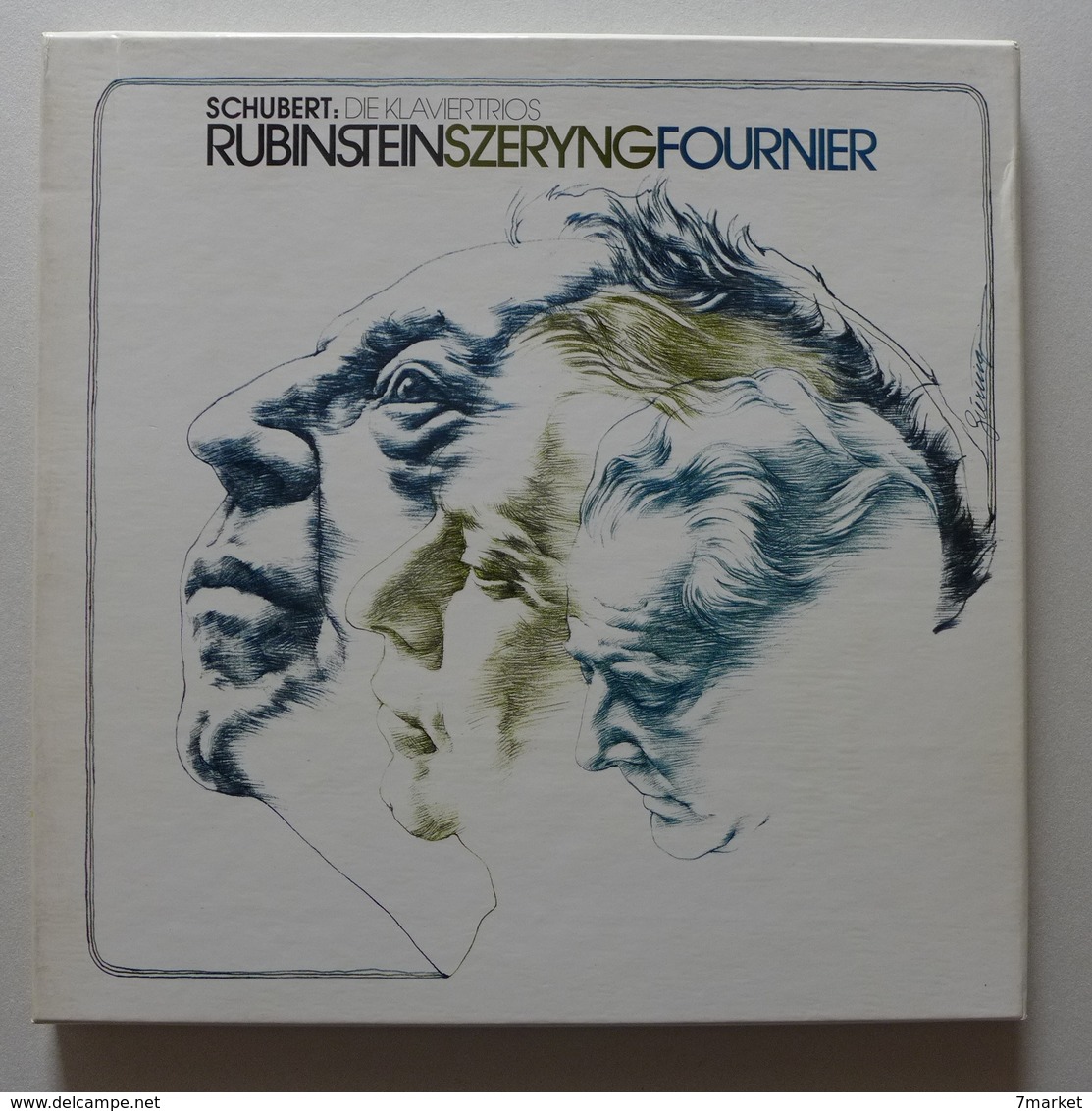 LP/ Schubert - Die Klaviertrios / Rubinstein, Szeryng, Fournier Coffret 2 LP - Classique