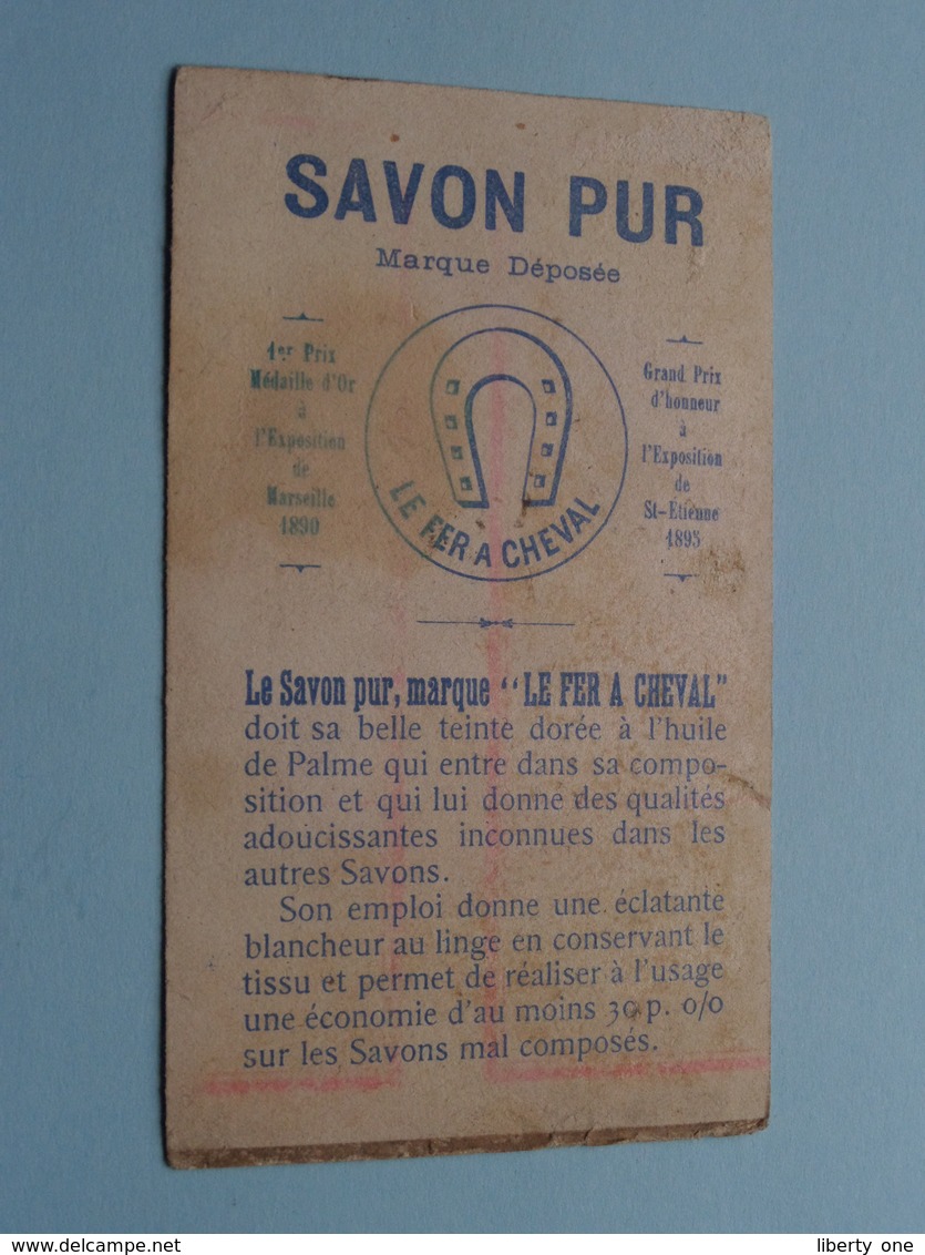 SAVON PUR " LE FER A CHEVAL " ( J.-B. PAUL Marseille / Voir Photo Svp ) ! - Andere & Zonder Classificatie