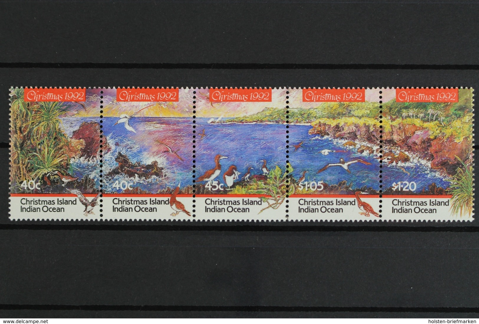 Weihnachtsinseln, MiNr. 374-378 ZD, Postfrisch / MNH - Christmas Island