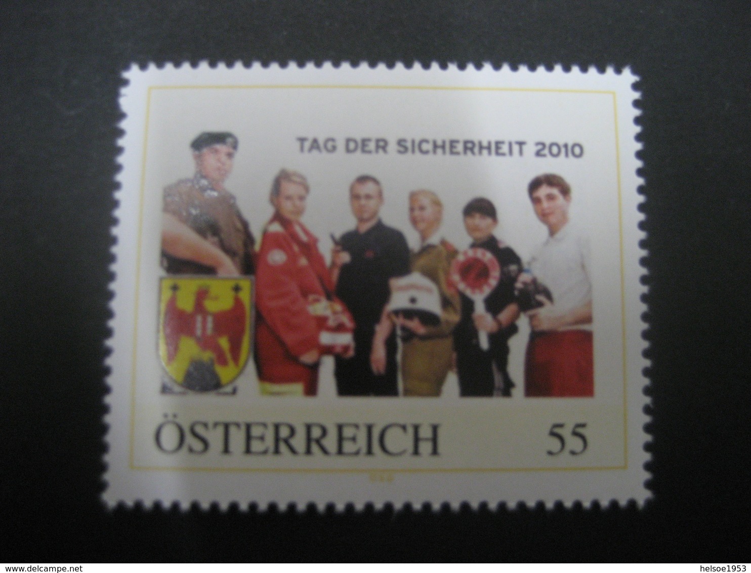 Österreich- Pers.BM 8027325** Tag Der Sicherheit 2010 - Personalisierte Briefmarken