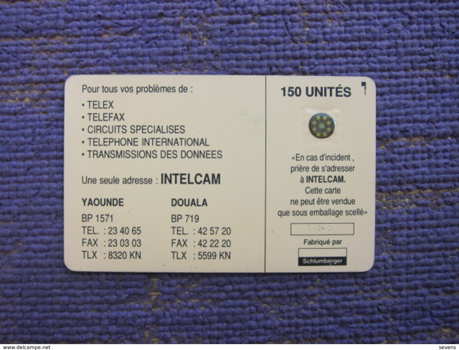 CAM-18 150 Unites Orange Logo,with Frame,batch Number,17005 - Camerún