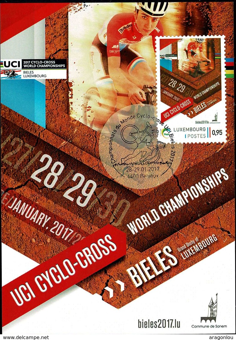 2017 Cyclisme,Radfahren,Cycling: Chamoinnats Du Monde Cyclocross Bieles, Michel Personnalisé:131, 0,95€  2Scans - Autres & Non Classés