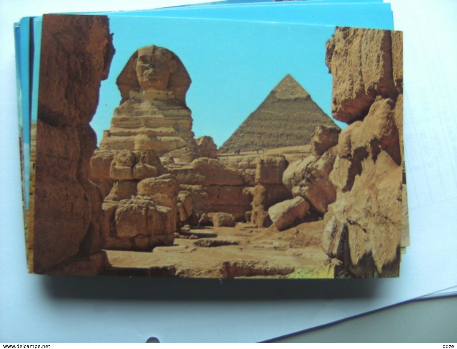 Egypte Egypt Giza Sphinx And Khefreh Pyramid Nice View - Sphynx