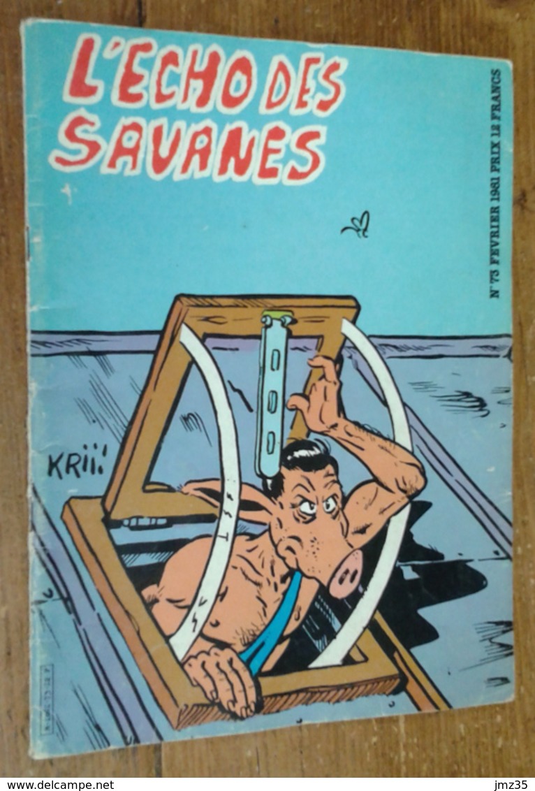 L'Écho Des Savanes, N°73 (février 1981) - Autres & Non Classés