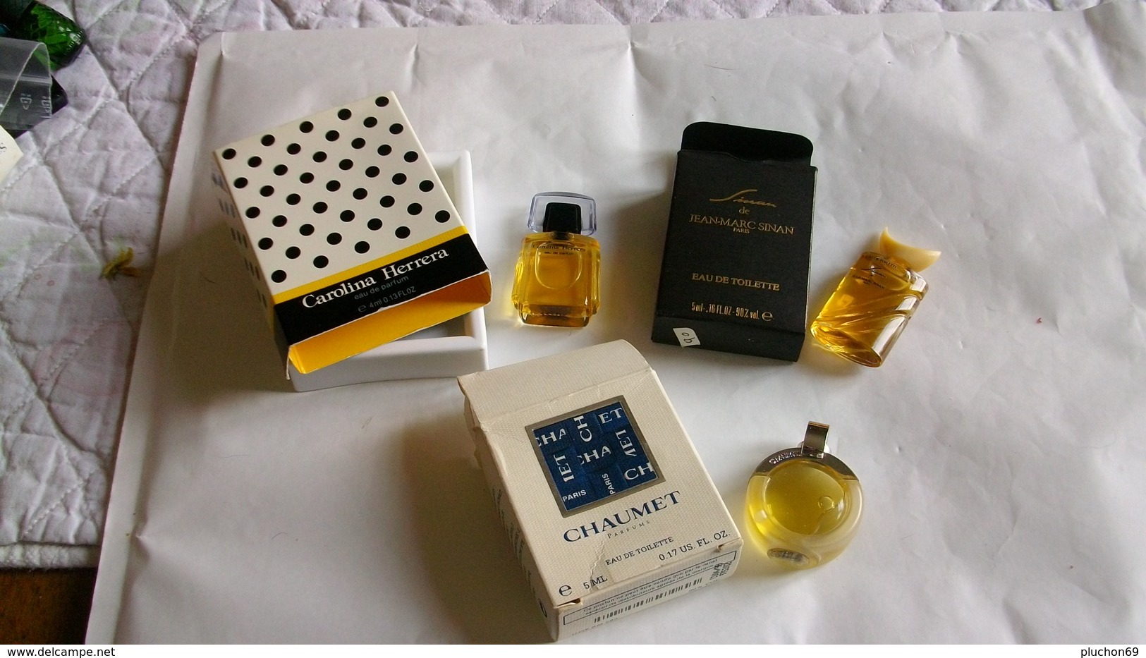 Miniature De Parfum Homme Et Femme  Lot De 3 Avec Boite - Mignon Di Profumo Donna (con Box)