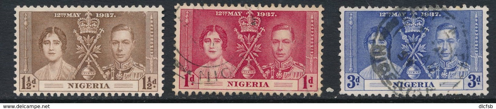 NIGERIA, 1937 Coronation  Very Fine Used, Cat £11 - Nigeria (...-1960)