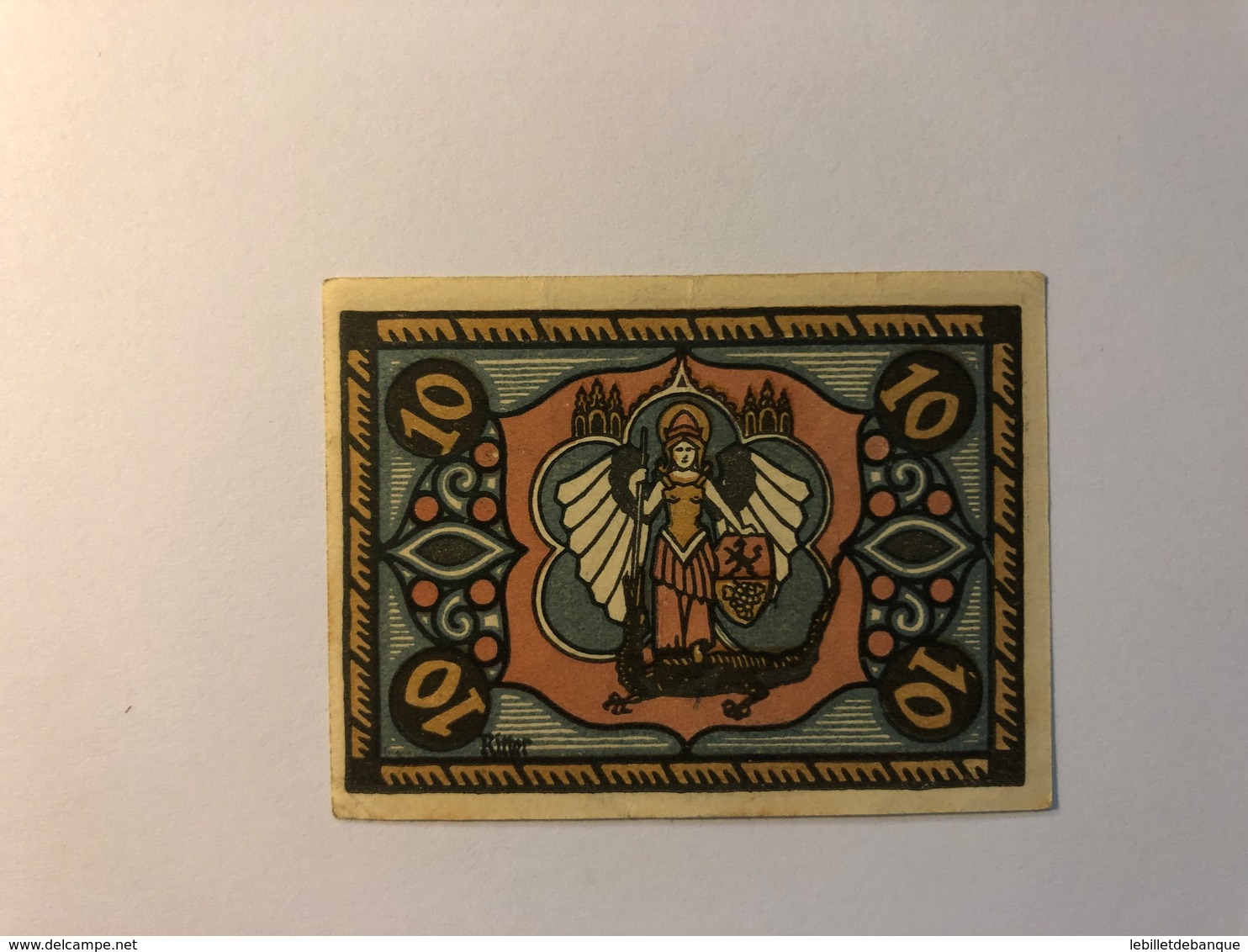 Allemagne Notgeld Jena 10 Pfennig - Collections