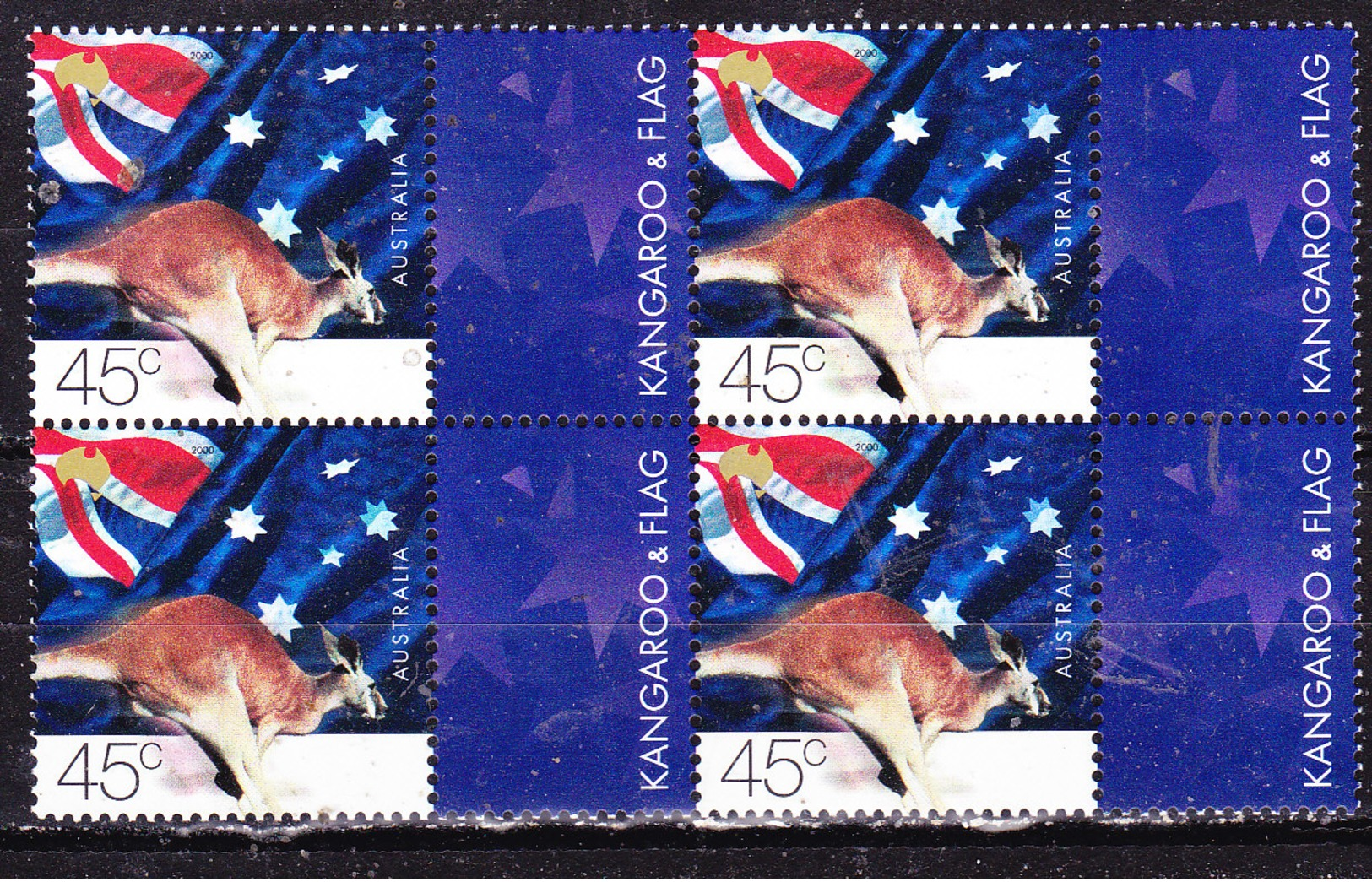 Australia 2000 Bandiera-Quartina Nuova MNH** - Usati