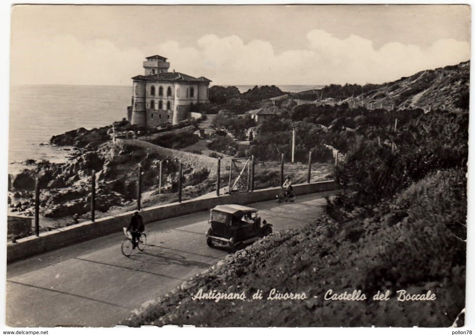 ANTIGNANO DI LIVORNO - CASTELLO DEL BOCCALE - 1952 - Vedi Retro - Livorno