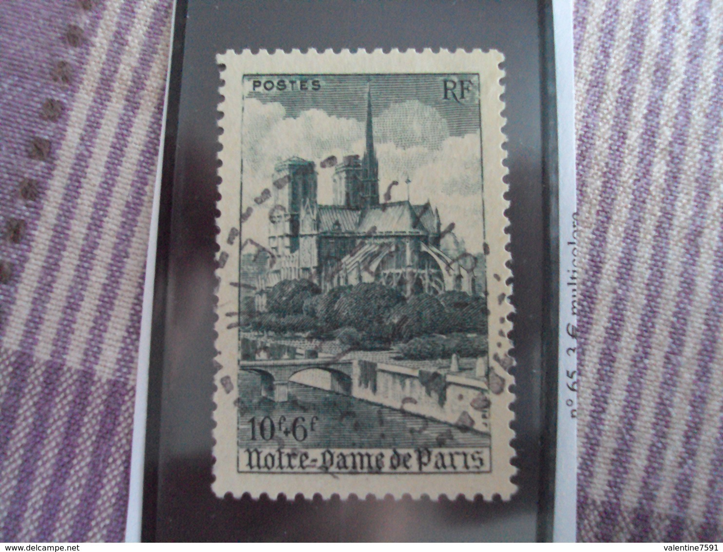 1947-timbre Oblitéré N° 776   " Notre Dame De Paris    "     Cote    3.70    Net     1.25 - Used Stamps