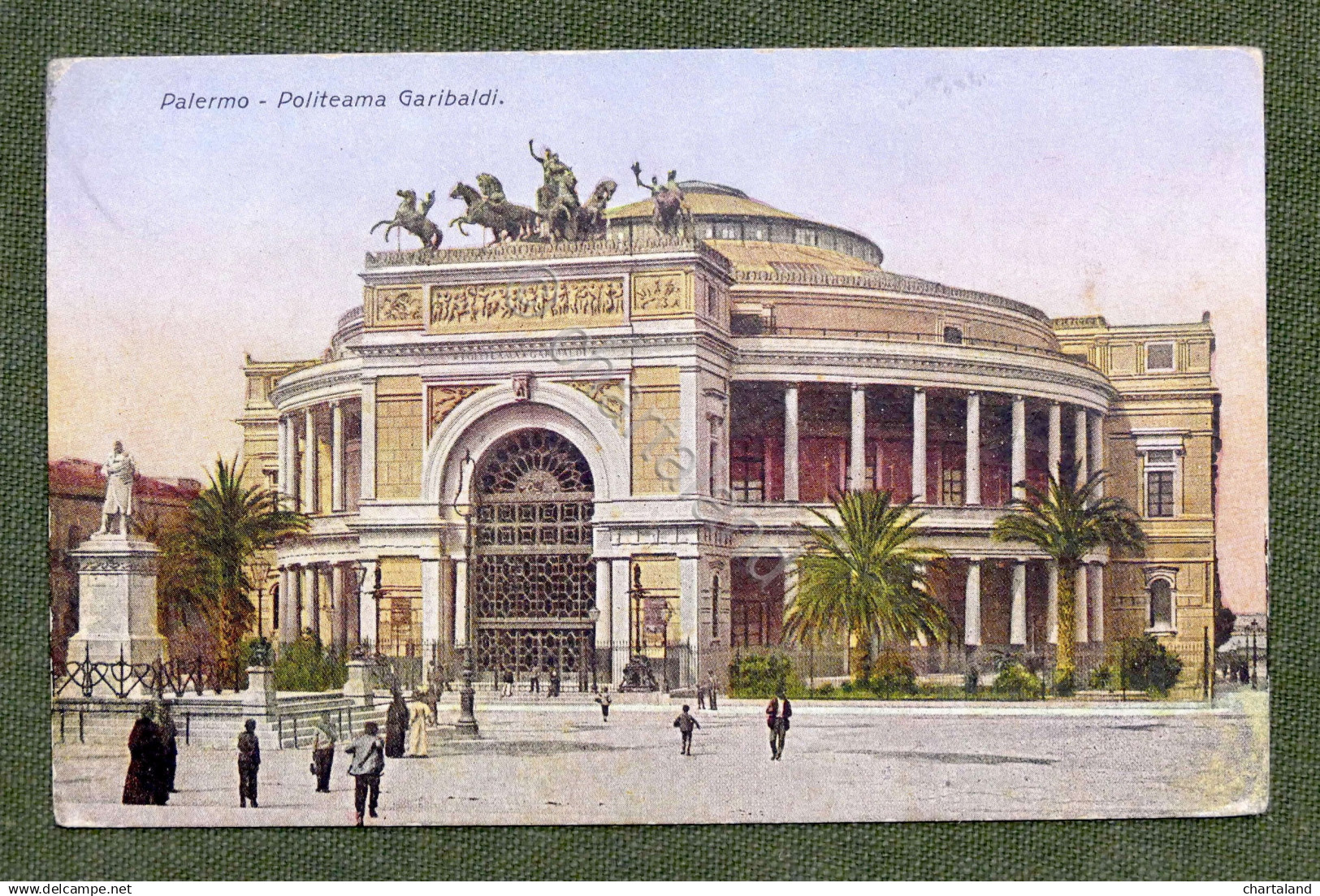 Cartolina Palermo - Politeama Garibaldi - 1910 Ca. - Palermo