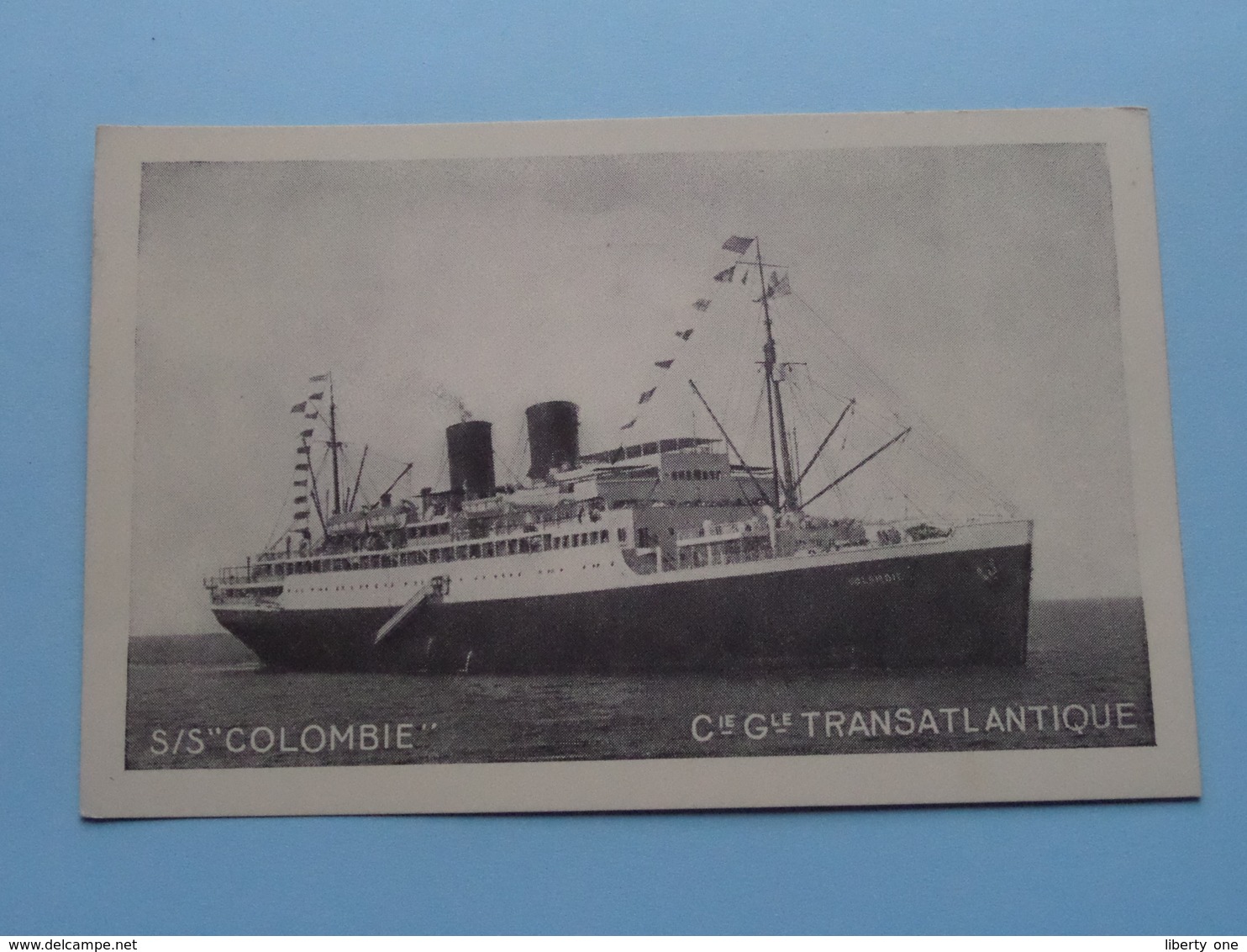 S/S " COLOMBIE " - Cie Gle TRANSATLANTIQUE French Line - Anno 19?? ( Voir Photo Details ) ! - Dampfer