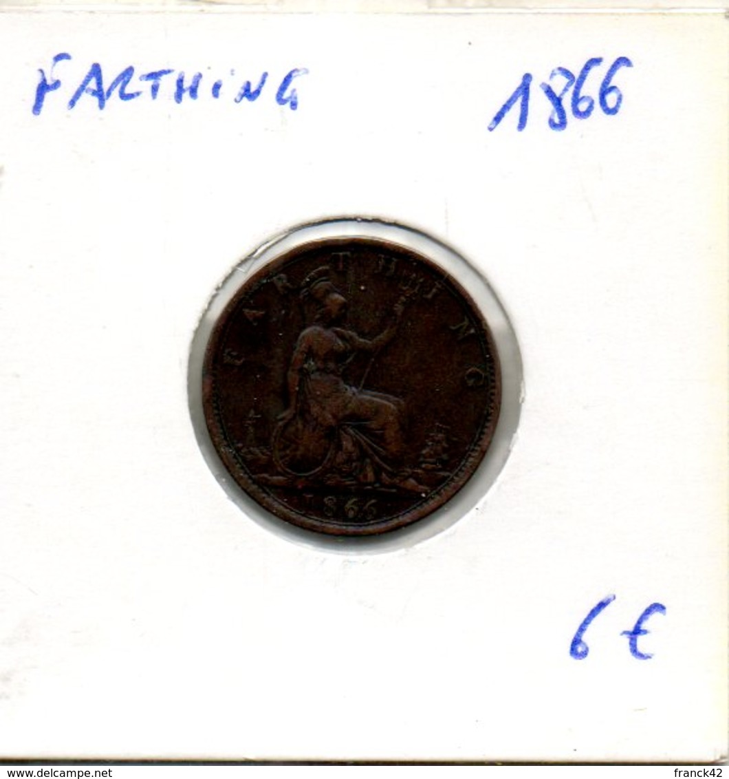 Farthing Victoria 1866 - B. 1 Farthing