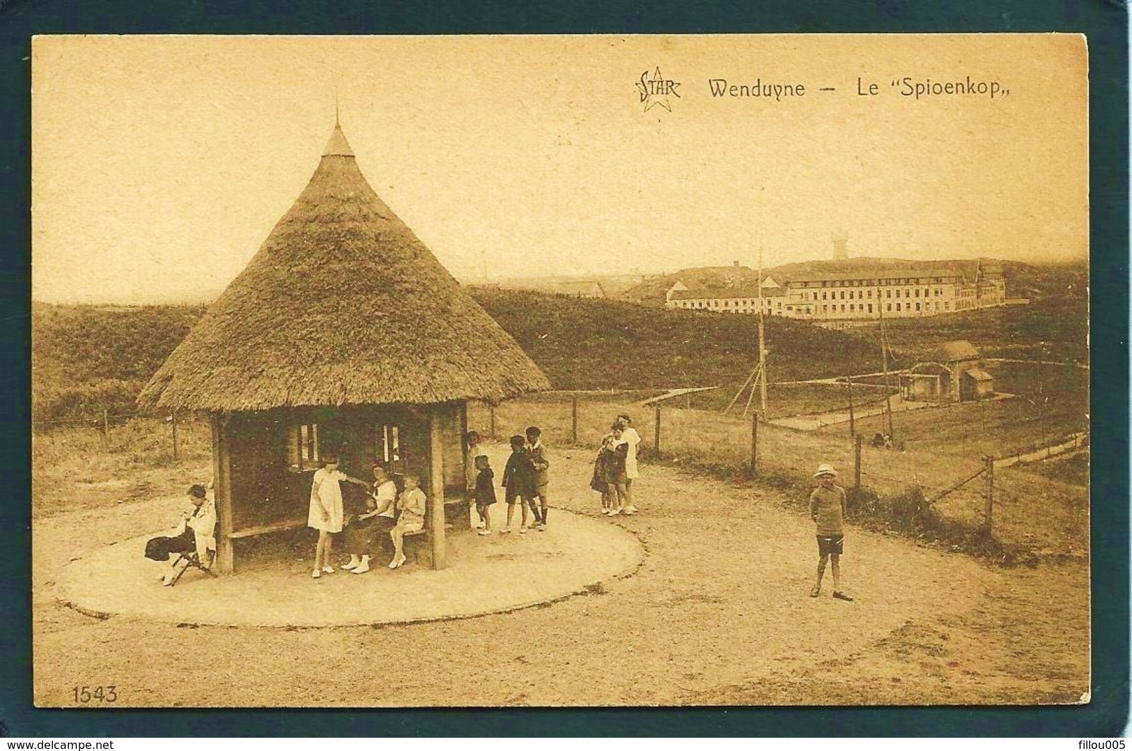 BELGIQUE WENDUYNE... ANIMEE...LE SPIOENKOP....C2975 - Wenduine