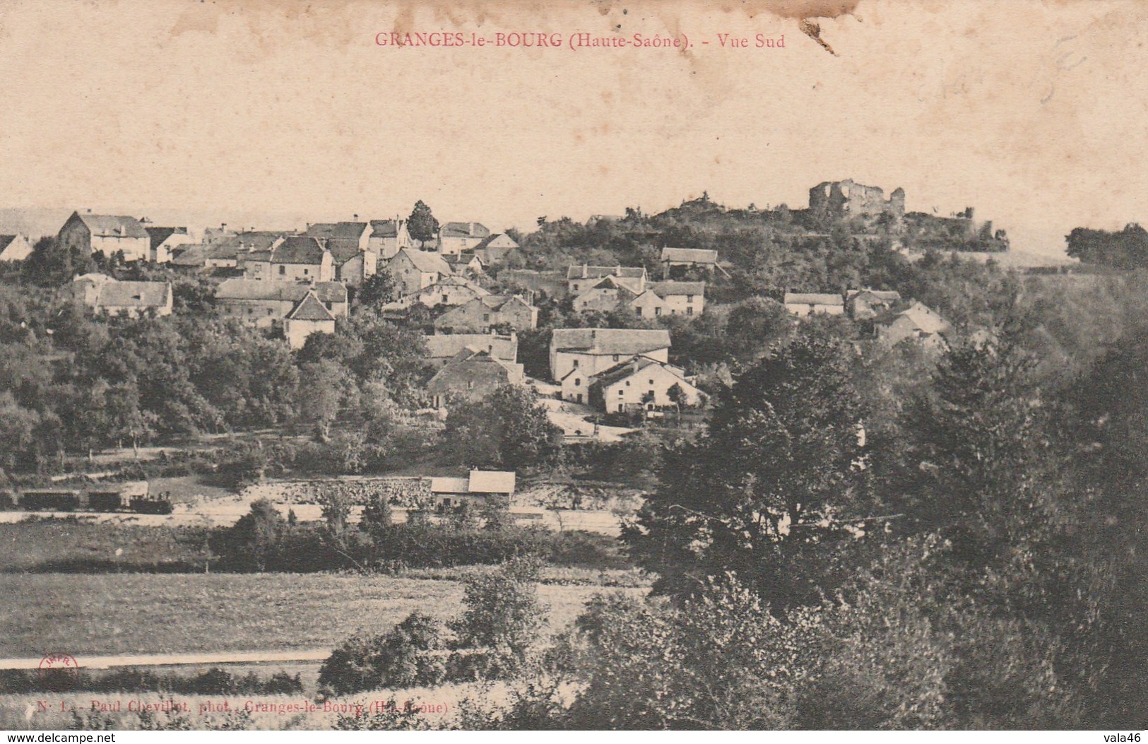 GRANGES- LE- BOURG     HAUTE SAONE  70 -  CPA  VUE SUD - Other & Unclassified