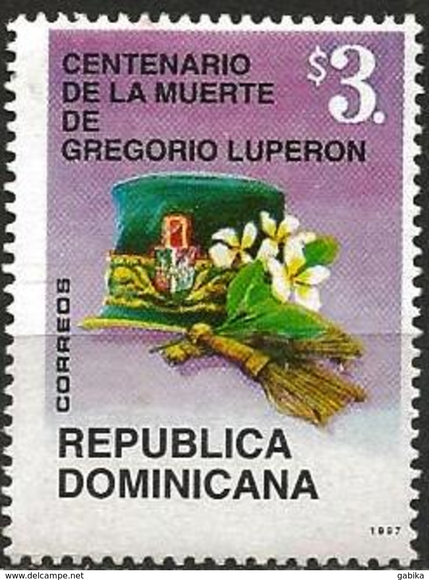 Dominican Republic 1997 Scott 1255 MNH Luperon, Military Hat - Dominicaine (République)