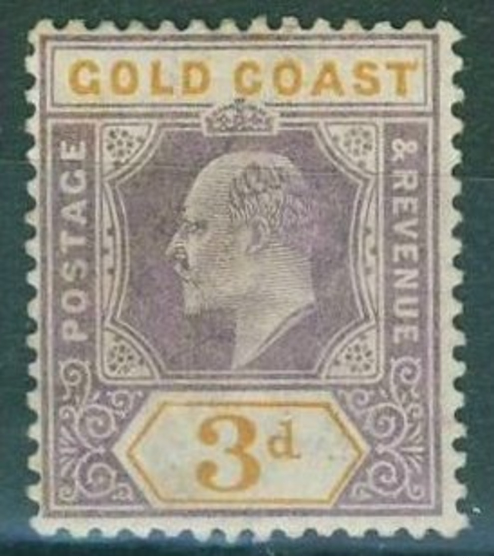 Gold Coast - 1902 3d. Purple Orange Sg.42 - MNH** - Gold Coast (...-1957)