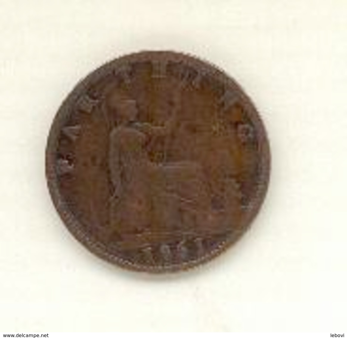 ROYAUME-UNI - Victoria - 1 Farthing 1861 - Altri & Non Classificati