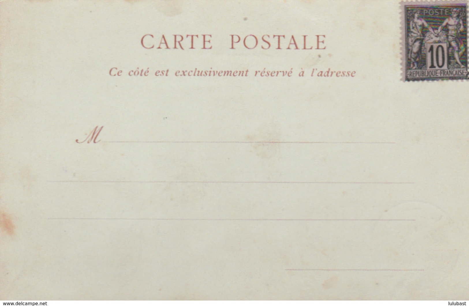 CPA De La Tour EIFFEL; édition "Expo. Internationale 1900." Timbrée Initialement Pour Voyager à Découvert. - Tour Eiffel