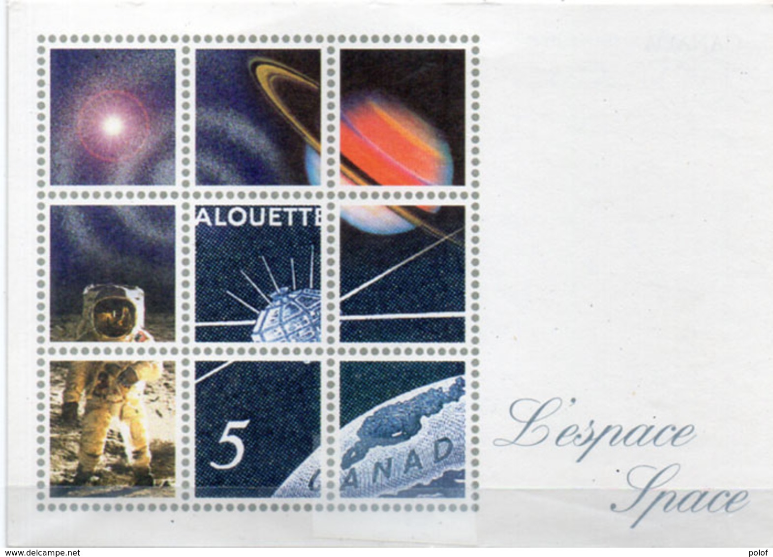 Canada - Journée De L' Espace - Montréal 29 Mars 1992  (110444) - Timbres (représentations)