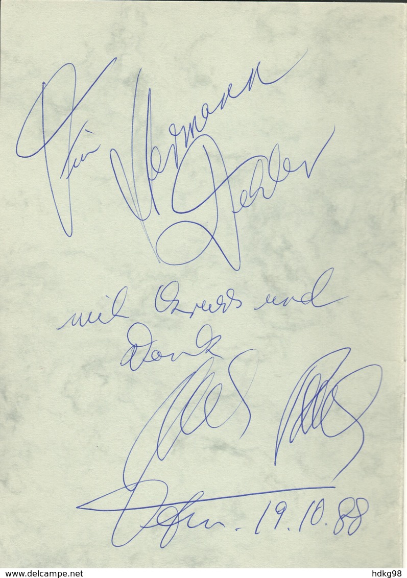 ZZ Marcel Reich-Ranicki, Festakt - Thomas-Mann-Preis 1987 In Lübeck (30 Seiten) - Gesigneerde Boeken