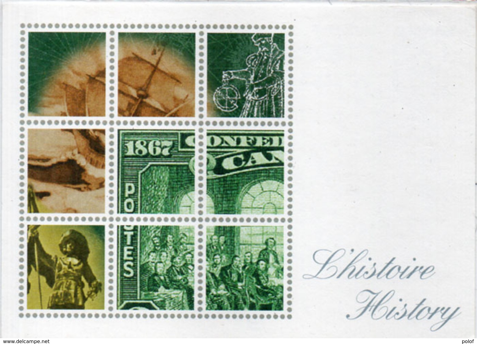 Canada - Grands Moments De L' Histoire - Montréal 25 Mars 1992  (110446) - Timbres (représentations)