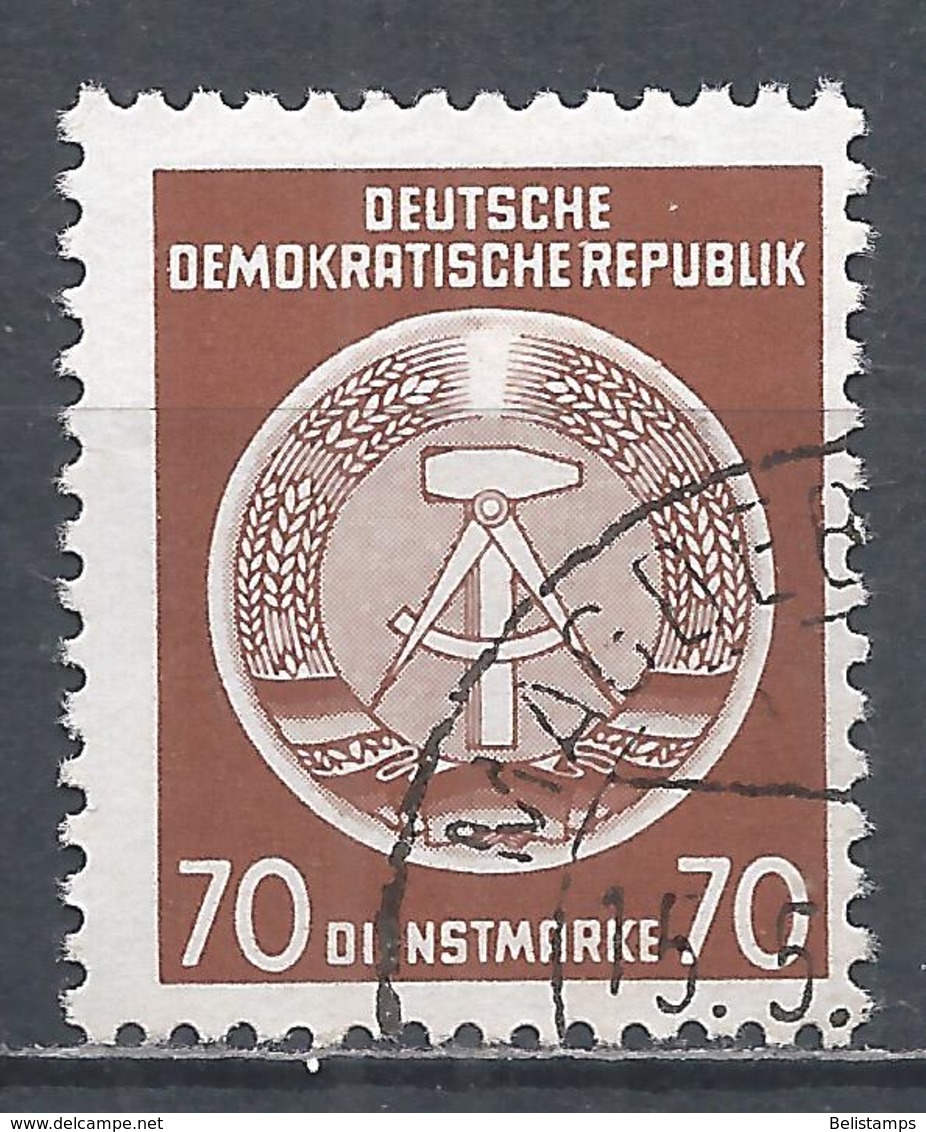 German Democratic Republic 1954. Scott #O16 (U) Arms Of Republic * - Autres & Non Classés