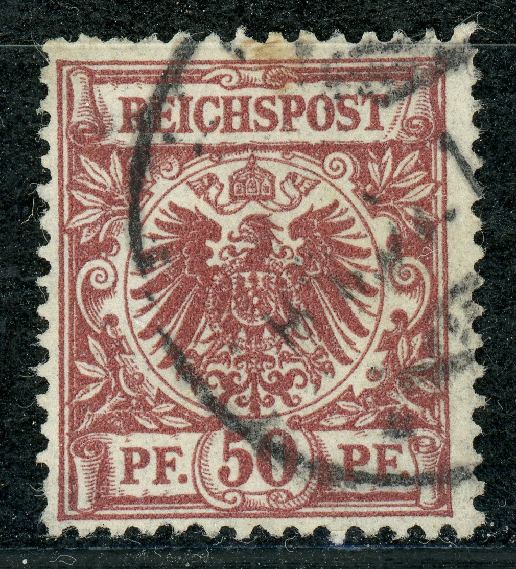 Nr. 50 Ba X (dünnes Papier) Tief Geprüft BPP - Michel 55 € - Used Stamps