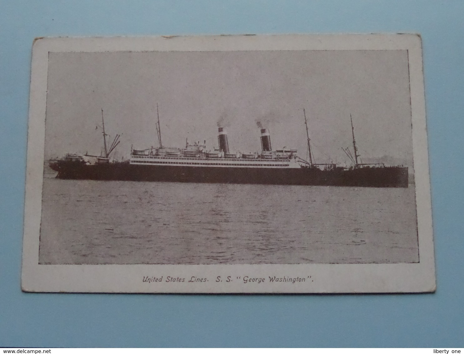 United States Lines S.S. " GEORGE WASHINGTON " () Anno 19?? ( Voir Photo Details ) ! - Piroscafi