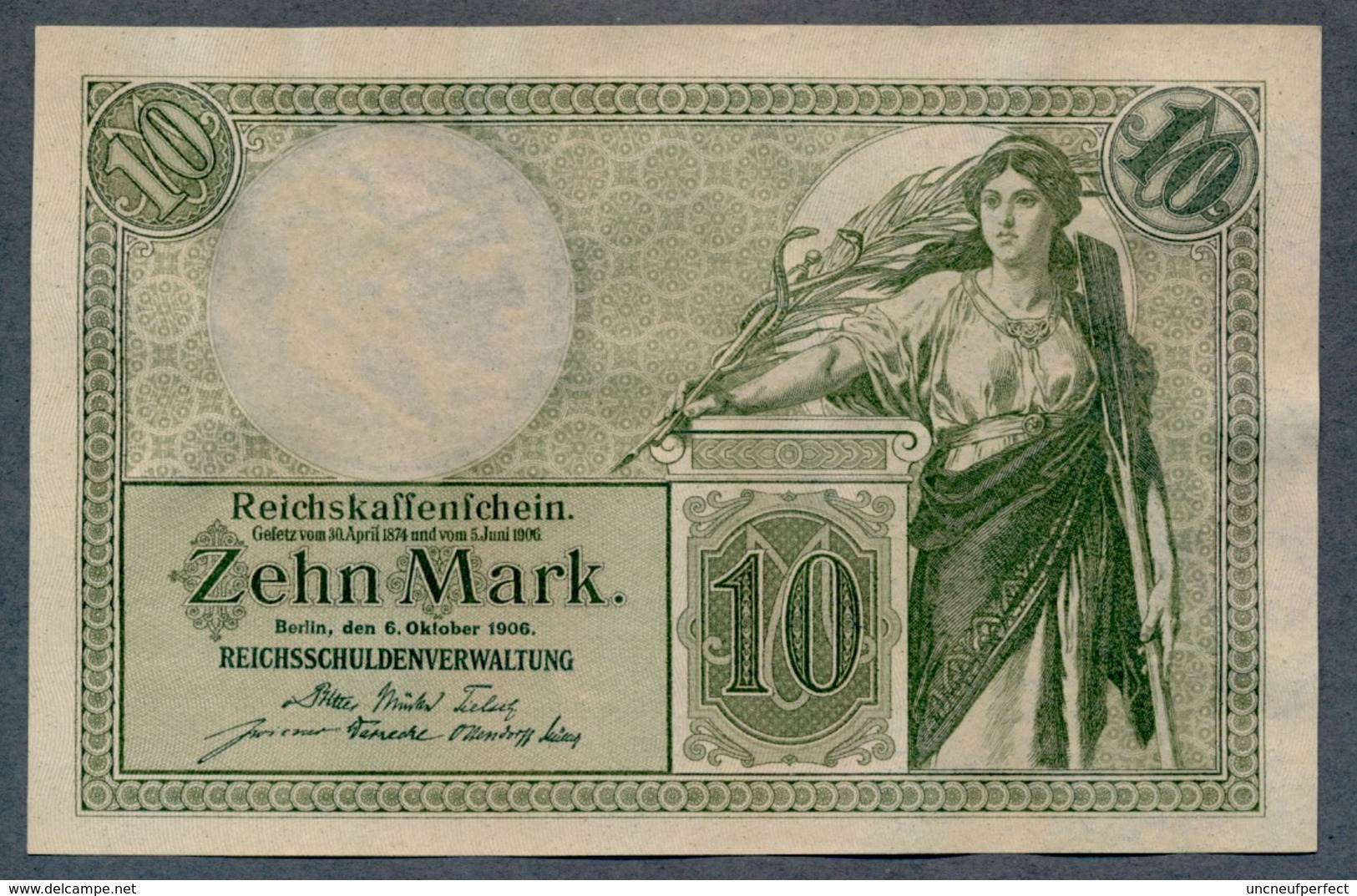 P9 Ro27b 10 Mark 06-10-1906. UNC NEUF!!! - 10 Mark