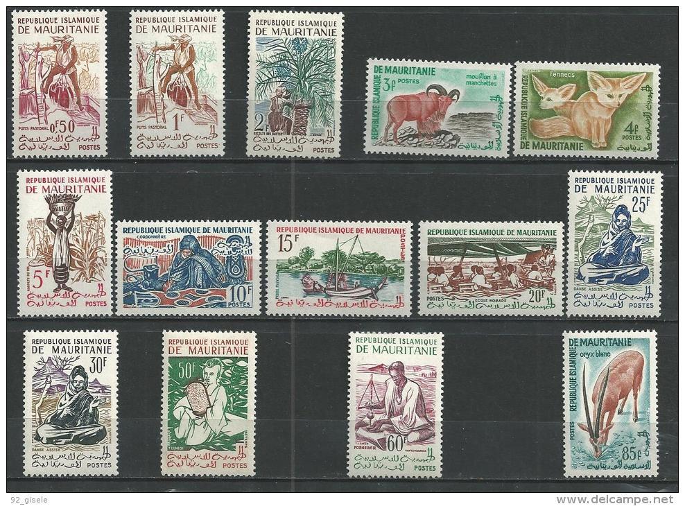 Mauritanie YT 140 à 153 " Série Complète " 1960 Neuf** - Mauritanie (1960-...)